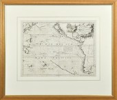 ENGRAVED MAP, PACIFIC OCEAN, B
