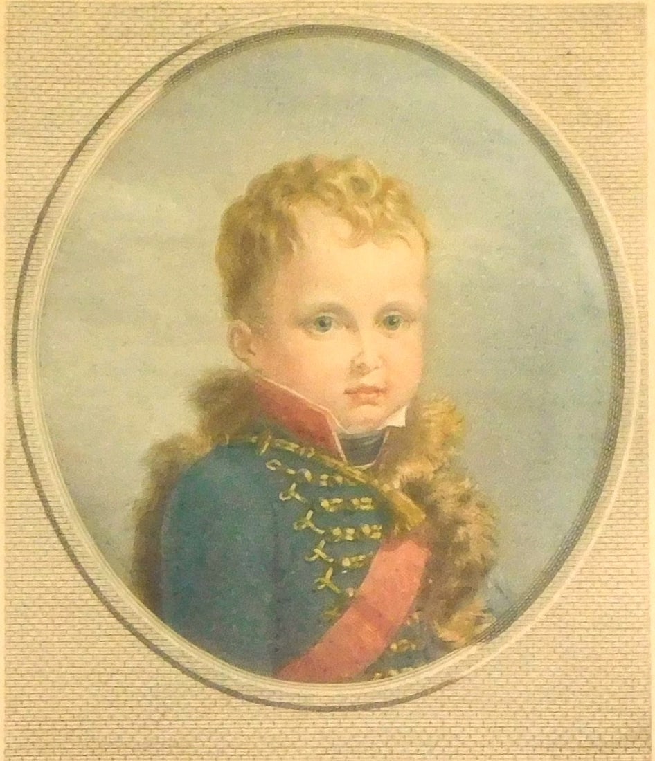 ENGRAVED PORTRAIT OF A YOUNG