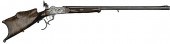 Engraved Schuetzen Rifle 8x46.