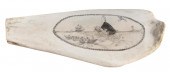 * ENGRAVED SECTION OF WHALE JA