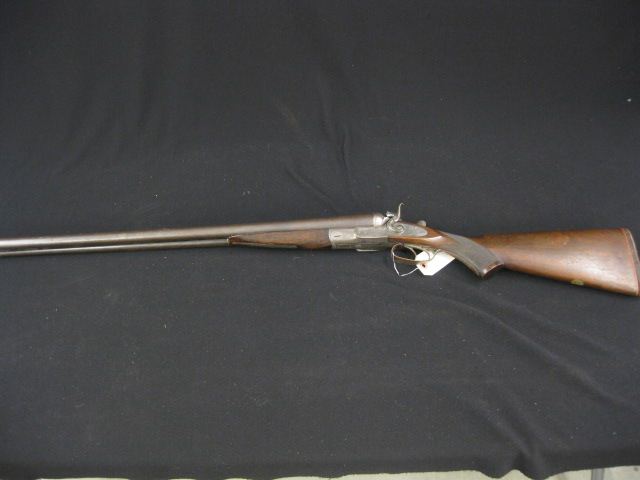 Engraved Shotgun double barrel
