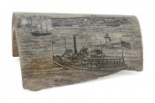* ENGRAVED WHALE'S JAW BONE 20