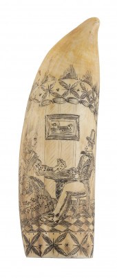 * ENGRAVED WHALE’S TOOTH INSPI