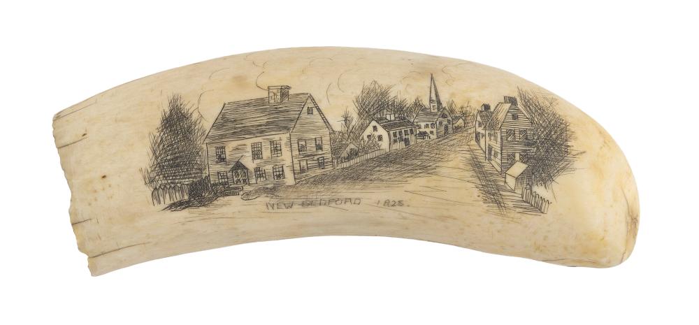 * ENGRAVED WHALE’S TOOTH "NEW