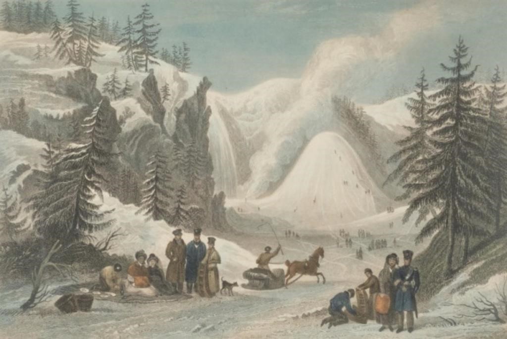 ENGRAVING OF CHUTE MONTMORENCYAfter