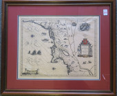 ENGRAVING OF DUTCH MAP, NOVA B