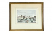 ENGRAVING OF THE ARNO RIVER AN