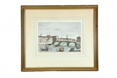 ENGRAVING OF THE ARNO RIVER AN
