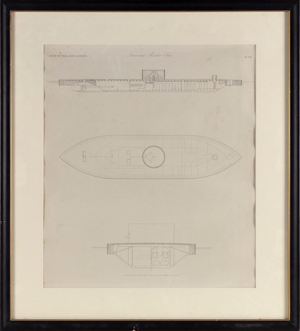 ENGRAVING "SHIPS OF WAR. IRON