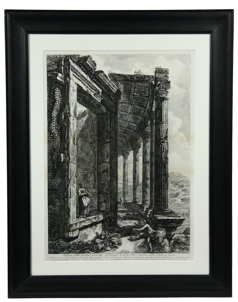 ENGRAVING - 'Veduta della porta e