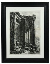 ENGRAVING - 'Veduta della port