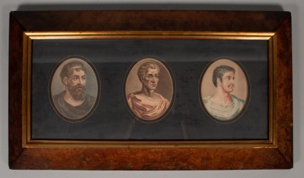 ENGRAVINGS OF GREEK FIGURESFramed