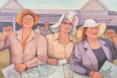 ENID SCHWARZBAUM OIL ON CANVAS