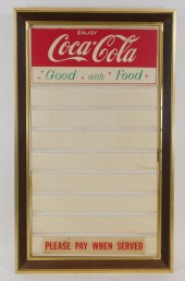 ENJOY COCA COLA GOOD WITH FOOD