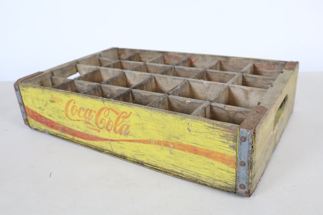 ENJOY COCA COLA WOOD BOTTLE
