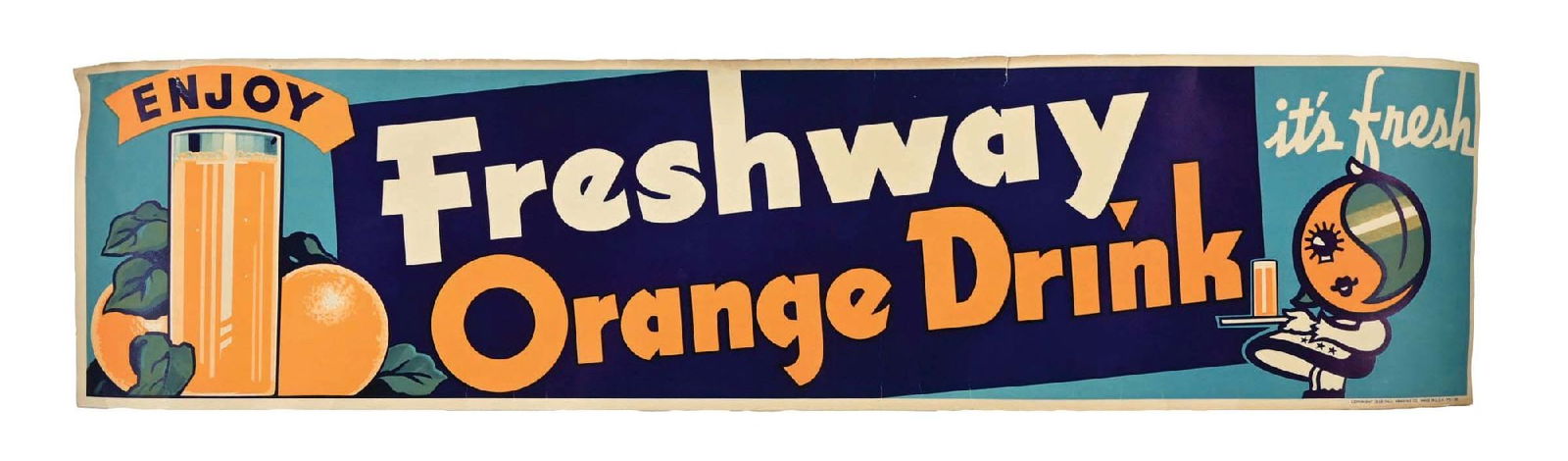 ENJOY FRESHWAY ORANGE DRINK SODA