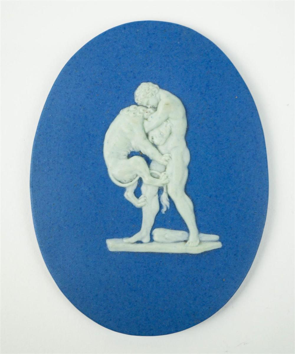 ENOCH WOOD BLUE SOLID JASPERWARE
