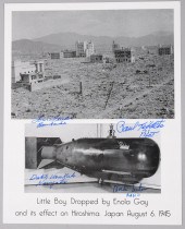 ENOLA GAY CREW, AUTOGRAPHED PH