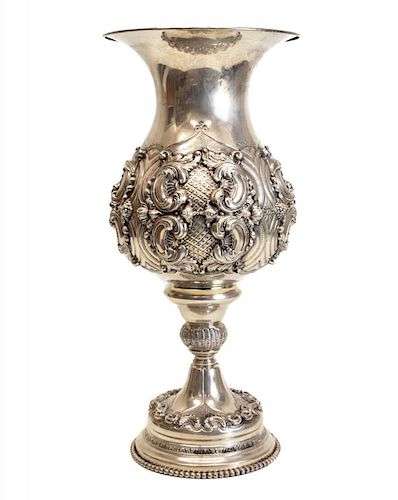 ENORMOUS STERLING SILVER KIDDISH