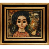 ENRICO CAMPAGNOLA, OIL ON CANV