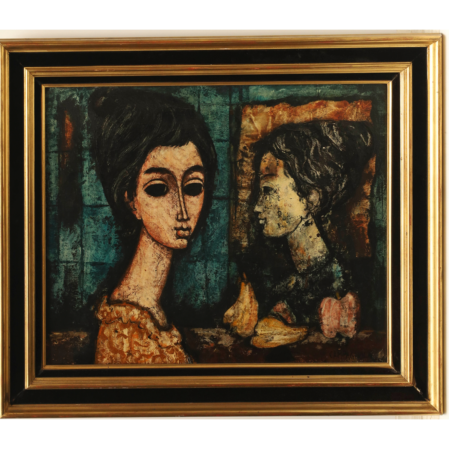 ENRICO CAMPAGNOLA, OIL ON CANVAS