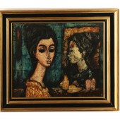 ENRICO CAMPAGNOLA, OIL ON CANV