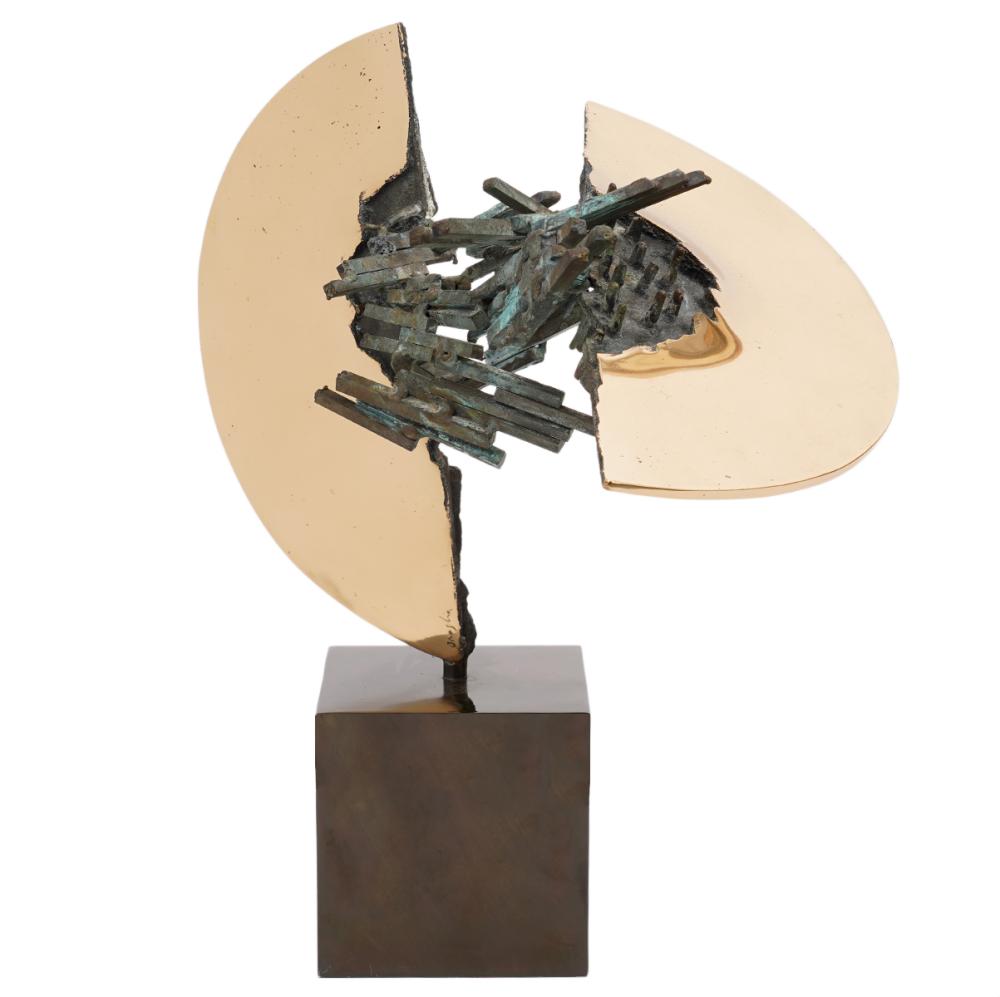 ENRIQUE BROGLIA ABSTRACT BRONZE