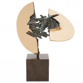 ENRIQUE BROGLIA ABSTRACT BRONZ