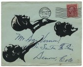 ENVELOPE ADDRESSED TO VERNON D