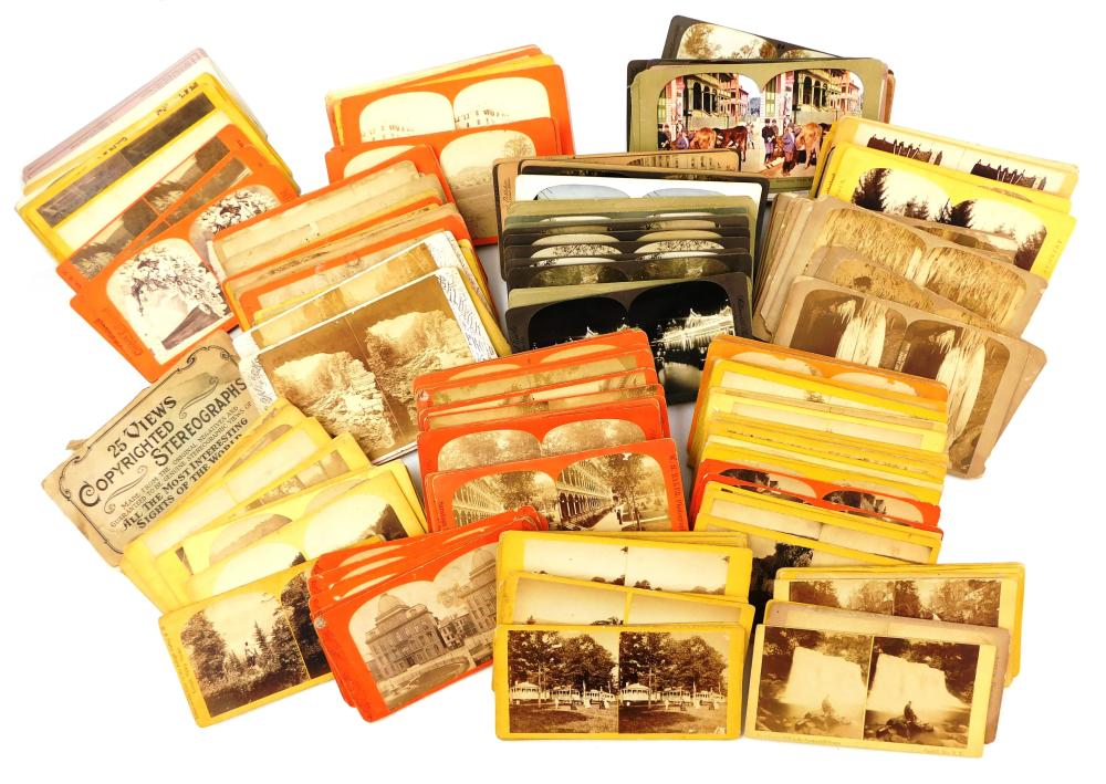 EPHEMERA: 150+ STEREOGRAPHIC VIEWS,