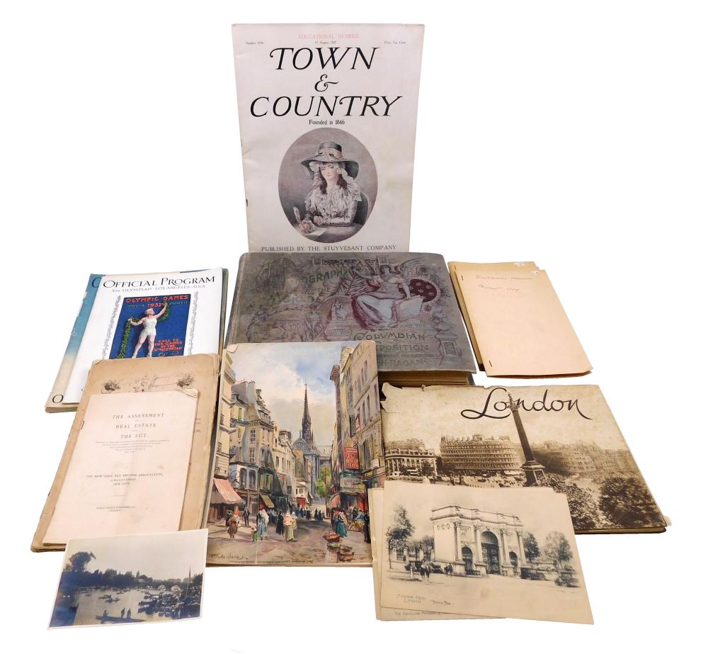 EPHEMERA: 18TH-20TH C. EPHEMERA AND