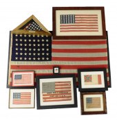 EPHEMERA: AMERICAN FLAGS, NINE