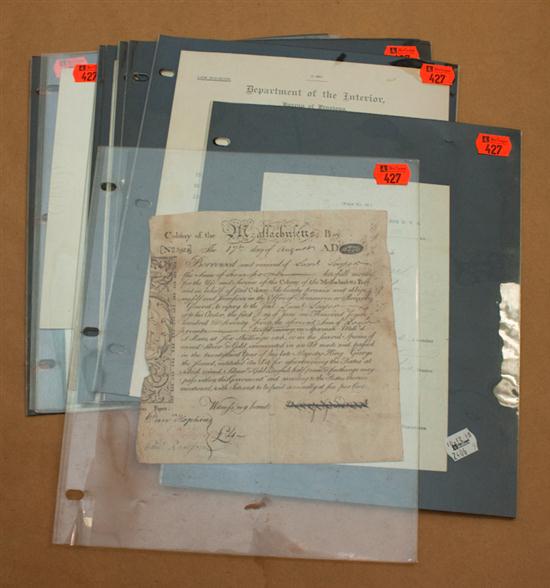[Ephemera and Autographs]