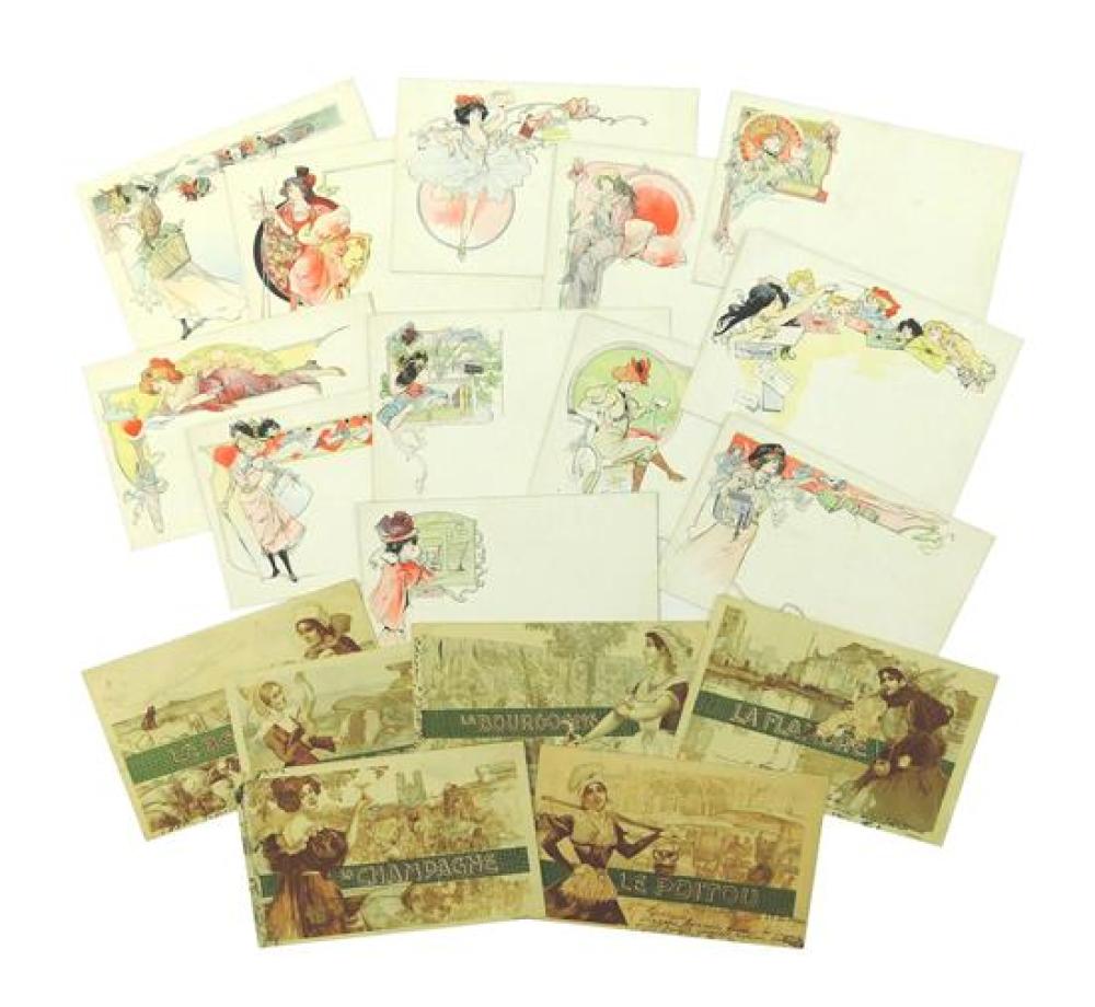 EPHEMERA: EIGHTEEN NOUVEAU/DECO