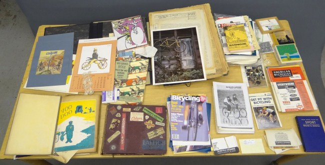 Ephemera lot from ''The Bicycle