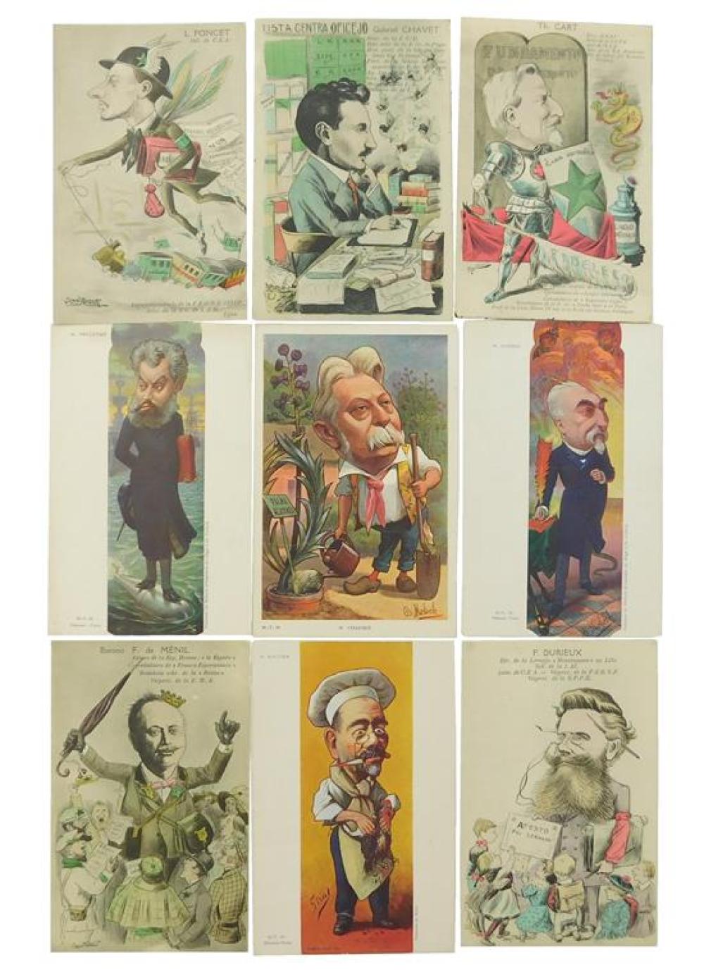 EPHEMERA: NINE VINTAGE CPA