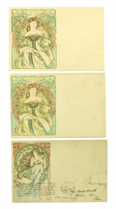 EPHEMERA: THREE ALPHONSE MUCHA