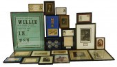EPHEMERA: TWENTY FRAMED PIECES