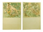EPHEMERA: TWO ALPHONSE MUCHA (
