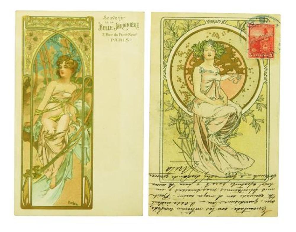 EPHEMERA: TWO ALPHONSE MUCHA