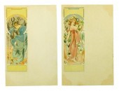 EPHEMERA: TWO ALPHONSE MUCHA (