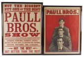 EPHEMERA: TWO "PAUL BROTHERS"