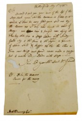 EPHEMERA: WAR DATED LETTER FRO