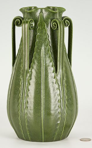 EPHRAIM ART POTTERY VASE BY KEN