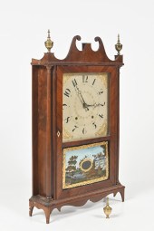 EPHRAIM DOWNS MANTEL CLOCK: Ea
