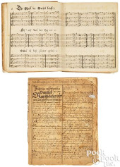 EPHRATA MANUSCRIPT MUSIC BOOK<