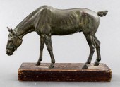 EQUESTRIAN SCULPTURE OF A HORS