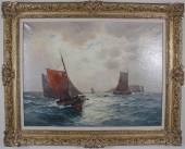 E.R. SCHURMANN OIL ON CANVASE.