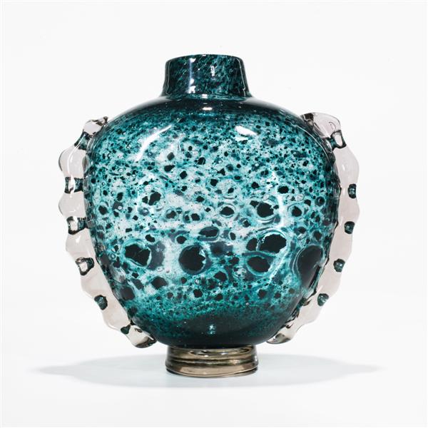 Ercole Barovier Laguna Gemmata vase