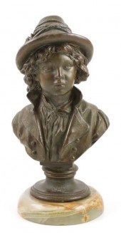 ERDMANN ENCKE, BUST OF A YOUNG